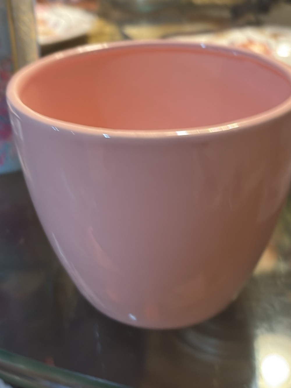 Pink Ceramic Planter Pot - Stylish Home Art Accent